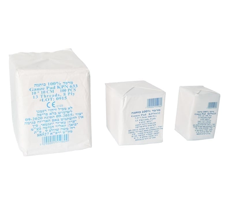 פד גזה לא סטרילי פדים חבישה