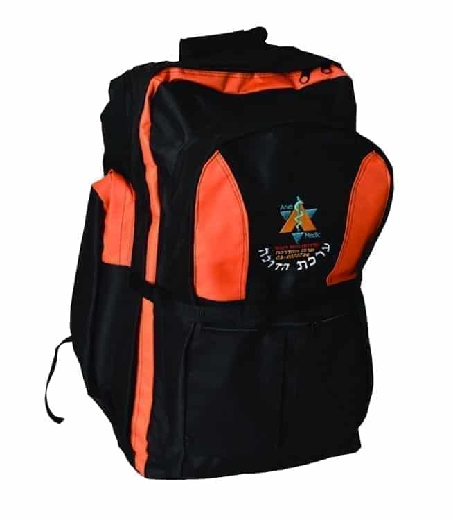 תיק גב למדריך החייאה