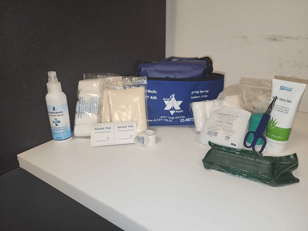 תיק עזרה ראשונה דגם זהב משופר