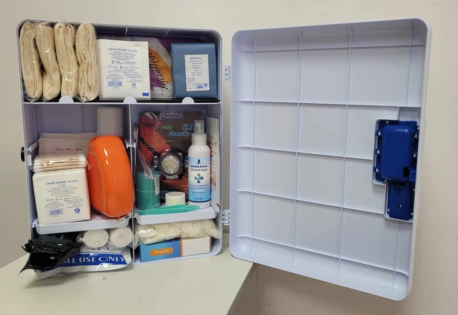 ארון עזרה ראשונה בסיסי