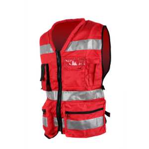 אפוד זוהר- אדום