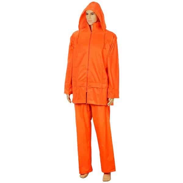 חליפת סערה מקצועית בצבע כתום