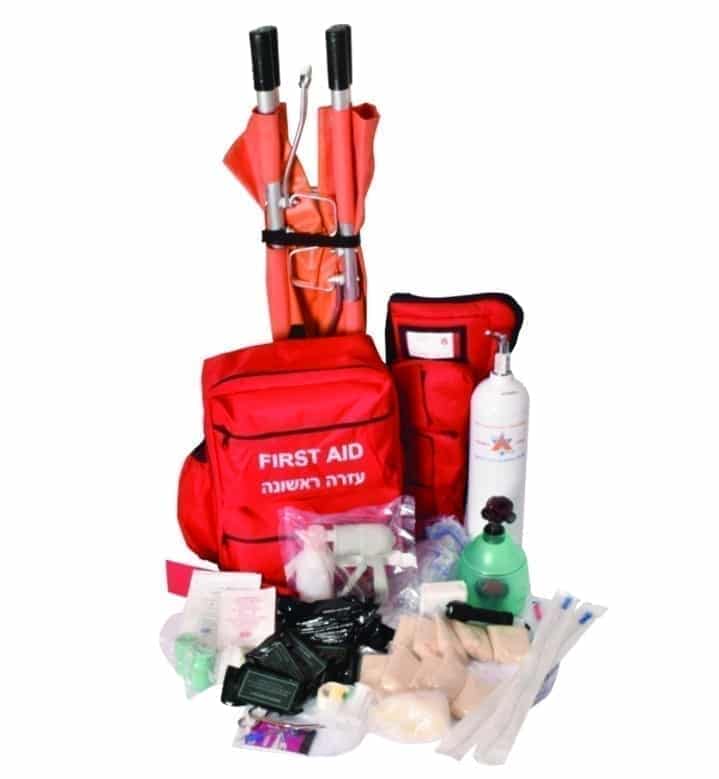 תיק עזרה ראשונה חמכוני כושר