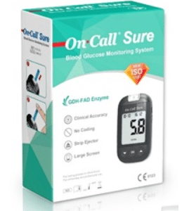 מד סוכר גלוקומטר On Call Sure