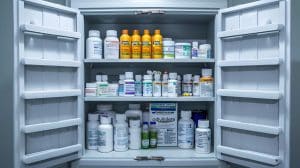 תרופות שומרים בארון