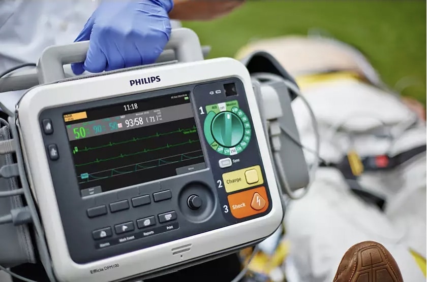 דפיברילטור מוניטור פיליפס