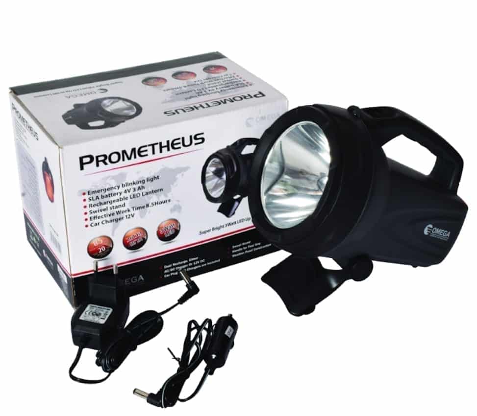 פנס נטען לשטח