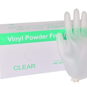 כפפות ויניל, 100 יחידות באריזה