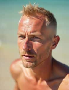 כוויות שמש בקרקפת