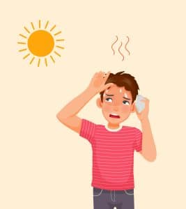 מכת חום אצל ילדים