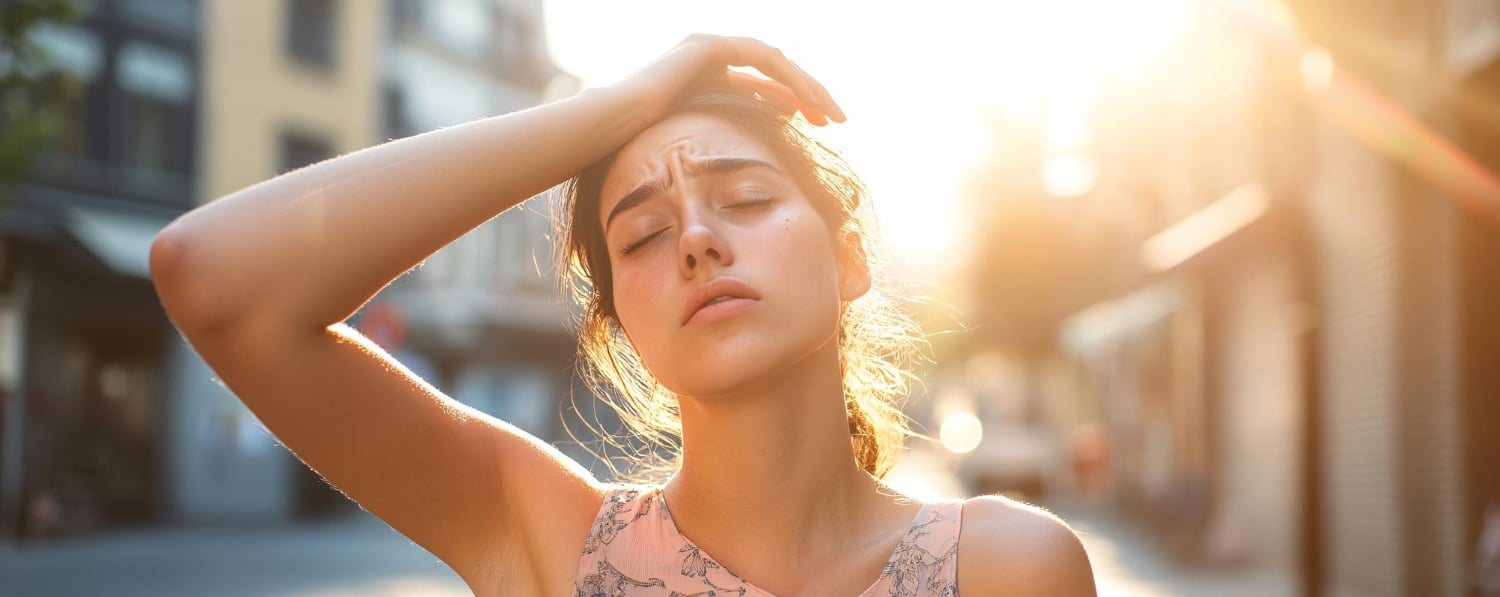 סימנים של מכת חום