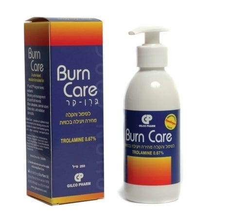 משחת ברן קייר - Burn Care לטיפול והקלה של כוויות