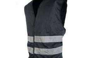 אפוד זוהר - שחור